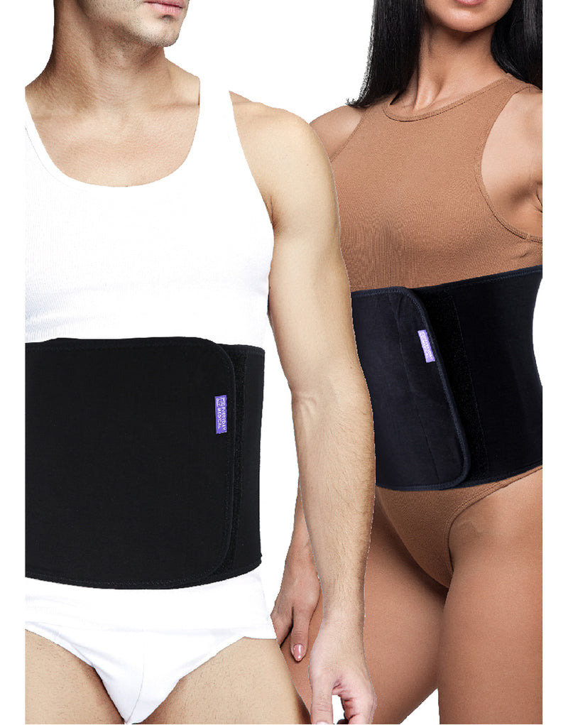 Abdominal Binder Post Surgery for Women or Men - 12 Wide Stomach