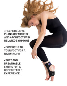 Plantar Fasciitis Night Splint - Rigid - Black-Everyday Medical