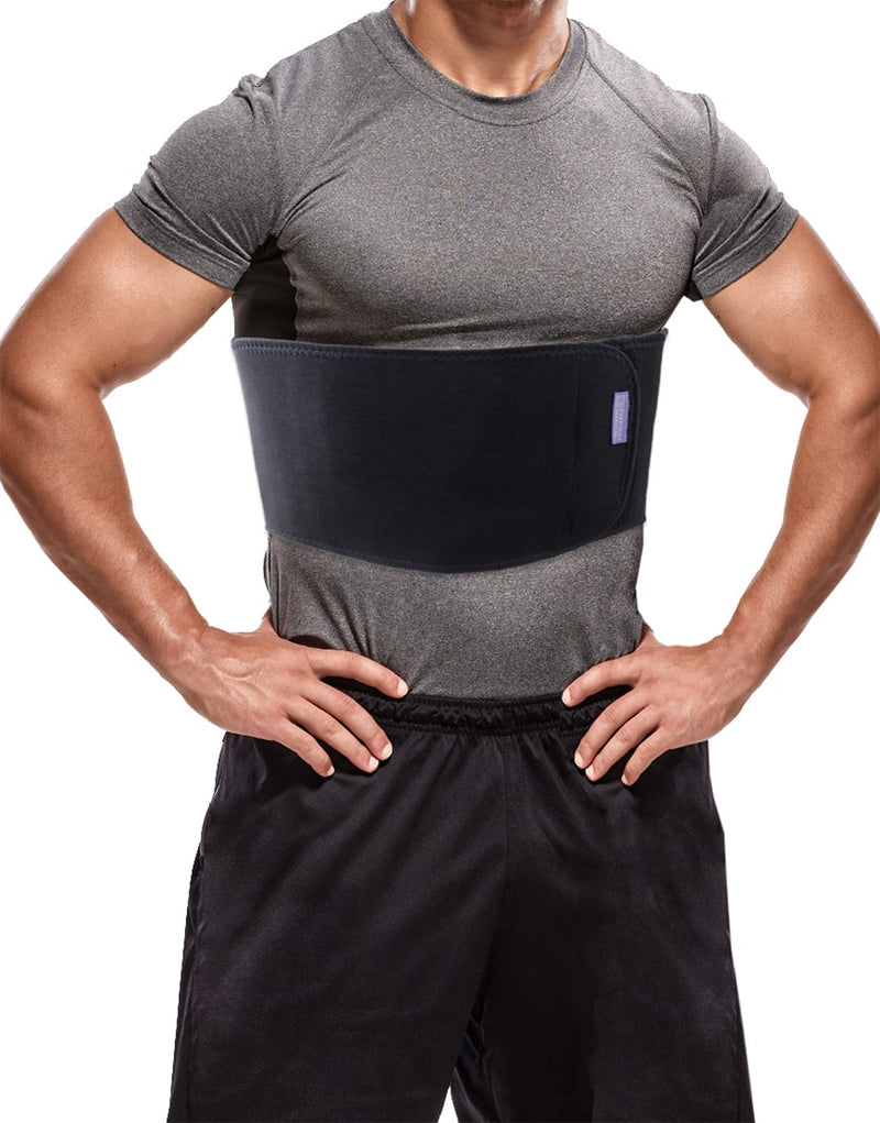ITA-MED Breathable Elastic Rib Brace for Men, Ideal Compression Support  Wrap/Belt for Broken, Cracked, Dislocated & Fractured Ribs, Made In USA